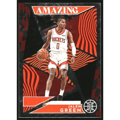 2021-22 Panini Illusions Amazing Orange #2 Jalen Green