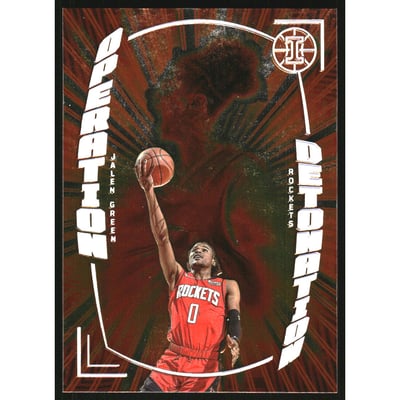 2021-22 Panini Illusions Operation Detonation Orange #18 Jalen Green
