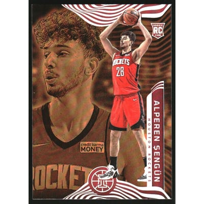 2021-22 Panini Illusions Trophy Collection Orange #166 Alperen Sengun