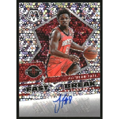 2021-22 Panini Mosaic Autographs Fast Break #17 Jae'Sean Tate
