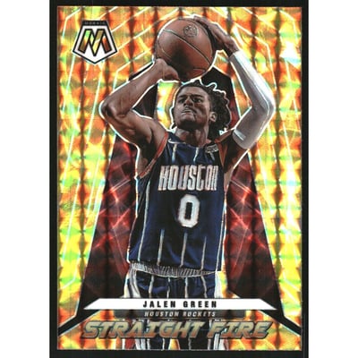2021-22 Panini Mosaic Straight Fire #17 Jalen Green