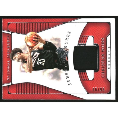 2021-22 Panini National Treasures Jersey Treasures #30 Christian Wood
