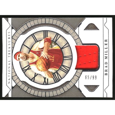 2021-22 Panini National Treasures Timeless Treasures Materials #24 Brad Miller