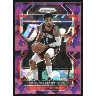 2021-22 Panini Prizm Prizms Purple Ice #235 Kenyon Martin Jr.