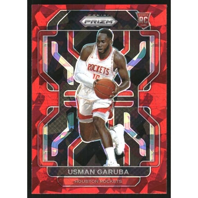 2021-22 Panini Prizm Prizms Red Ice #321 Usman Garuba