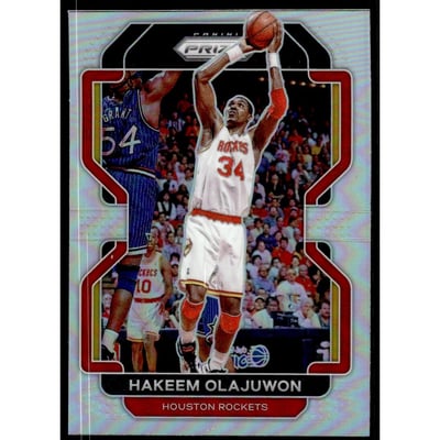 2021-22 Panini Prizm Prizms Silver #265 Hakeem Olajuwon