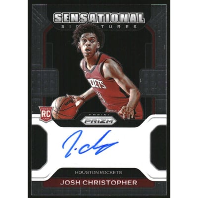 2021-22 Panini Prizm Sensational Signatures #74 Josh Christopher