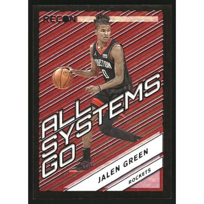 2021-22 Panini Recon All Systems Go #10 Jalen Green