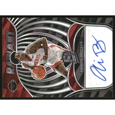 2021-22 Panini Spectra Radiant Signatures #16 Armoni Brooks/99