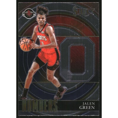 2021-22 Select Numbers #22 Jalen Green