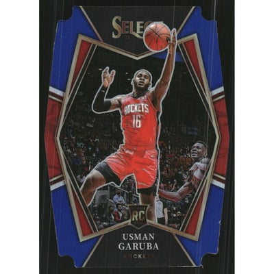 2021-22 Select Prizms Blue Die Cut #161 Usman Garuba