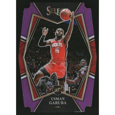 2021-22 Select Prizms Purple Die Cut #161 Usman Garuba