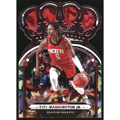 2022-23 Crown Royale Crystal Pink #12 TyTy Washington Jr.