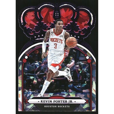 2022-23 Crown Royale Crystal Purple #77 Kevin Porter Jr.