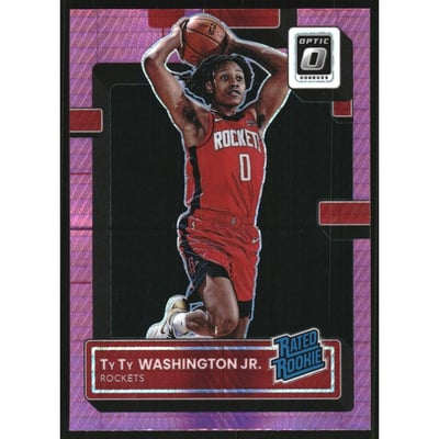 2022-23 Donruss Optic Hyper Pink #231 TyTy Washington Jr. RR