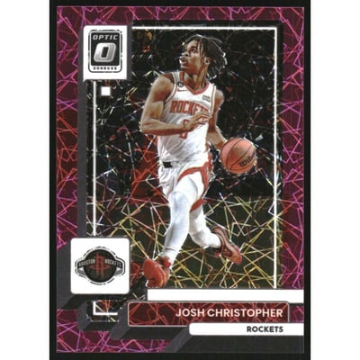2022-23 Donruss Optic Pink Velocity #180 Josh Christopher