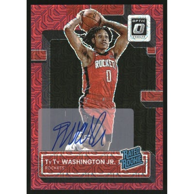 2022-23 Donruss Optic Rated Rookies Signatures Choice #231 TyTy Washington Jr.
