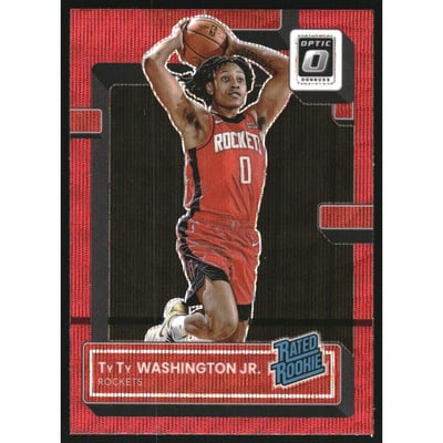 2022-23 Donruss Optic Red Wave #231 TyTy Washington Jr. RR