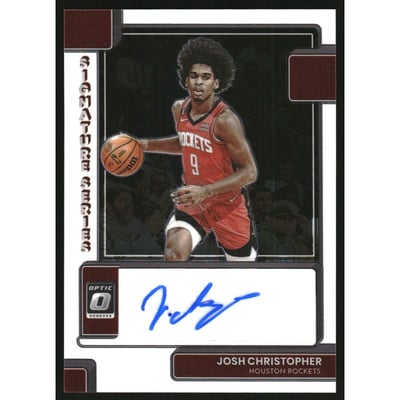 2022-23 Donruss Optic Signature Series #36 Josh Christopher