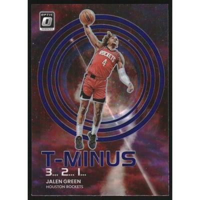 2022-23 Donruss Optic T-Minus 3...2...1... Purple #13 Jalen Green
