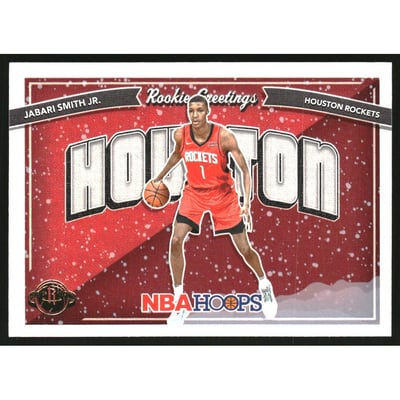 2022-23 Hoops Rookie Greetings Winter #3 Jabari Smith Jr.