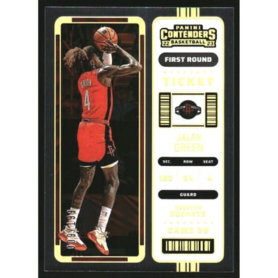 2022-23 Panini Contenders First Round Ticket #70 Jalen Green