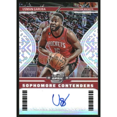 2022-23 Panini Contenders Optic Sophomore Contenders Autographs #3 Usman Garuba/125