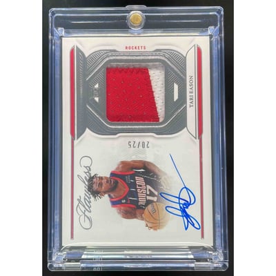 2022-23 Panini Flawless Patch Auto #FPA-TES Tari Eason Autograph RC /25