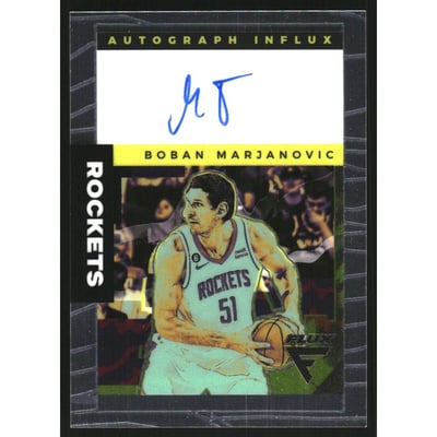 2022-23 Panini Flux Autograph Influx #25 Boban Marjanovic