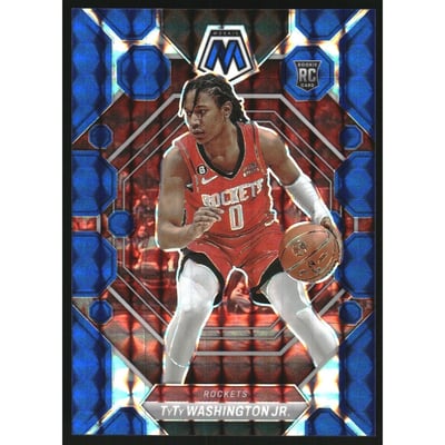 2022-23 Panini Mosaic Mosaic Blue #205 TyTy Washington Jr.