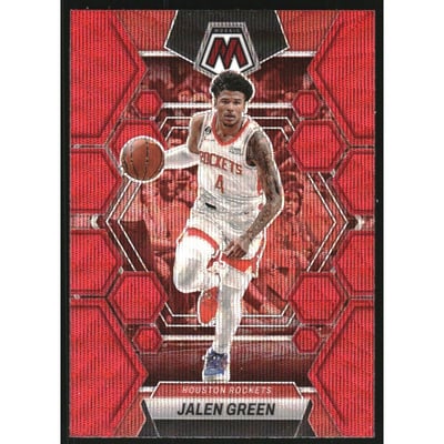 2022-23 Panini Mosaic Mosaic Red Wave #193 Jalen Green