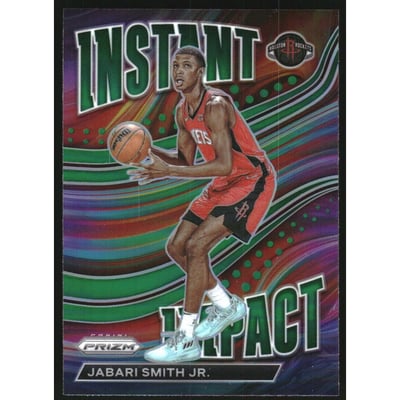 2022-23 Panini Prizm Instant Impact Prims Green #3 Jabari Smith Jr.