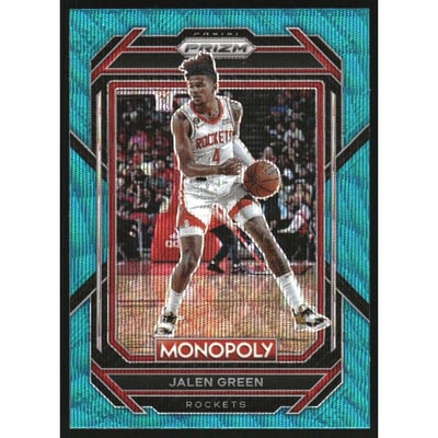 2022-23 Panini Prizm Monopoly Teal Wave #31 Jalen Green