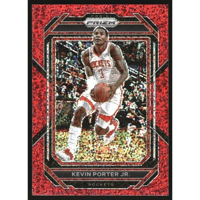 2022-23 Panini Prizm Prizm Red Sparkle #175 Kevin Porter Jr.