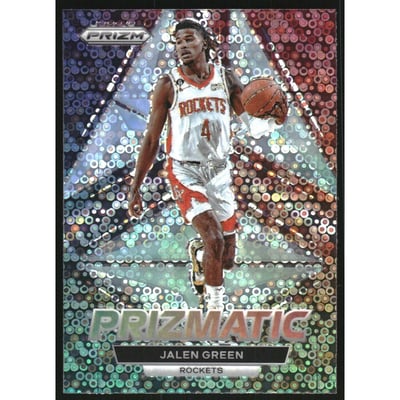 2022-23 Panini Prizm Prizmatic Prizms Fast Break #23 Jalen Green