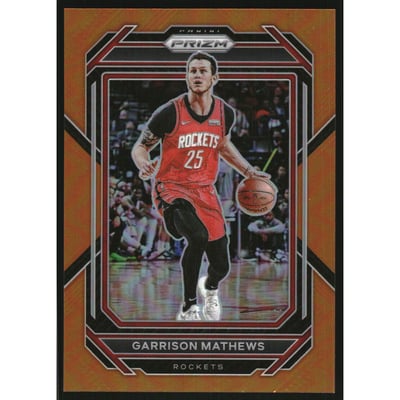 2022-23 Panini Prizm Prizms Orange #188 Garrison Mathews