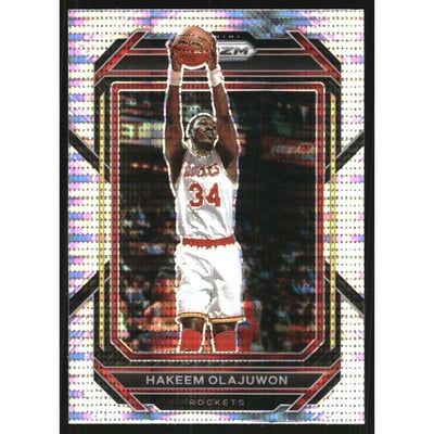 2022-23 Panini Prizm Prizms Pulsar #290 Hakeem Olajuwon