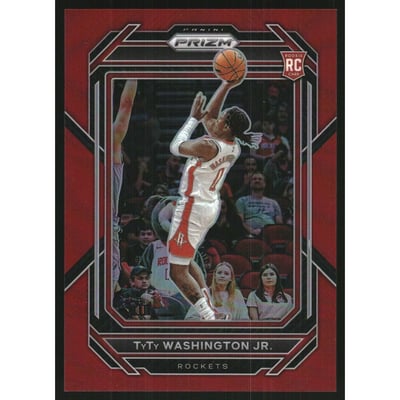 2022-23 Panini Prizm Prizms Red #243 TyTy Washington Jr.
