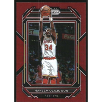 2022-23 Panini Prizm Prizms Red #290 Hakeem Olajuwon