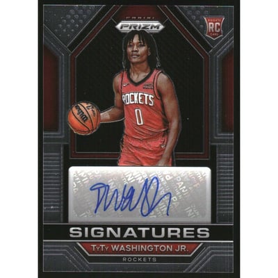 2022-23 Panini Prizm Rookie Signatures #30 TyTy Washington Jr.