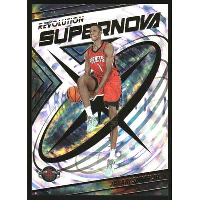 2022-23 Panini Revolution Supernova Fractal #9 Jabari Smith Jr.