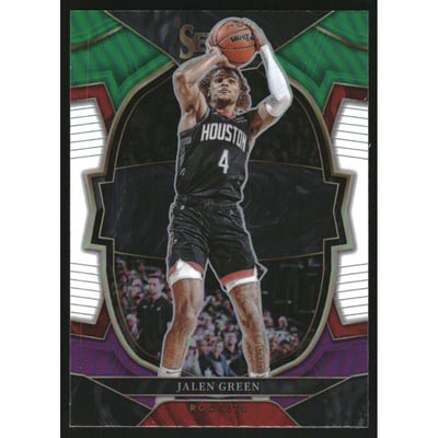 2022-23 Select Prizms Green White Purple #52 Jalen Green