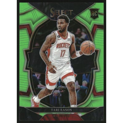 2022-23 Select Prizms Neon Green #82 Tari Eason