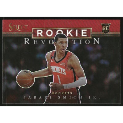 2022-23 Select Rookie Revolution Prizms Red #21 Jabari Smith Jr.
