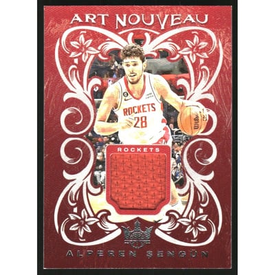 2023-24 Court Kings Art Nouveau Jerseys #31 Alperen Sengun