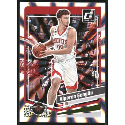 2023-24 Donruss Holo Laser #112 Alperen Sengun