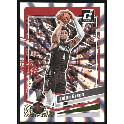 2023-24 Donruss Holo Laser #116 Jalen Green