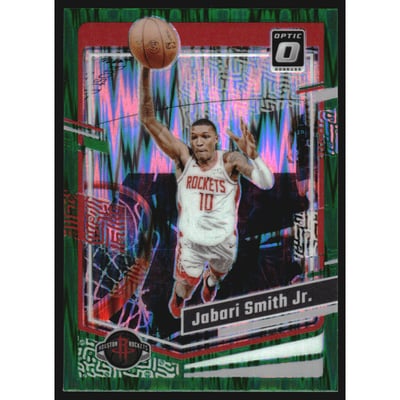 2023-24 Donruss Optic Green Shock #164 Jabari Smith Jr.