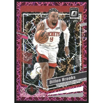 2023-24 Donruss Optic Pink Velocity #82 Dillon Brooks