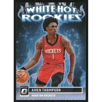 2023-24 Donruss Optic White Hot Rookies Holo #9 Amen Thompson